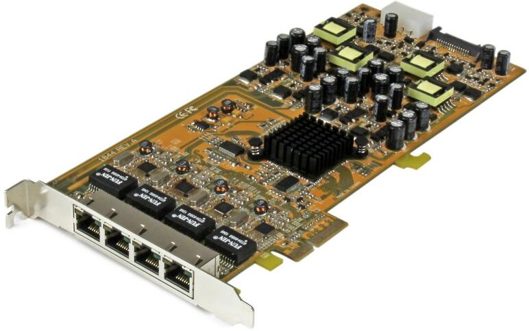 Startech st4000pexpse placa de rede pcie 4 portas gigabit