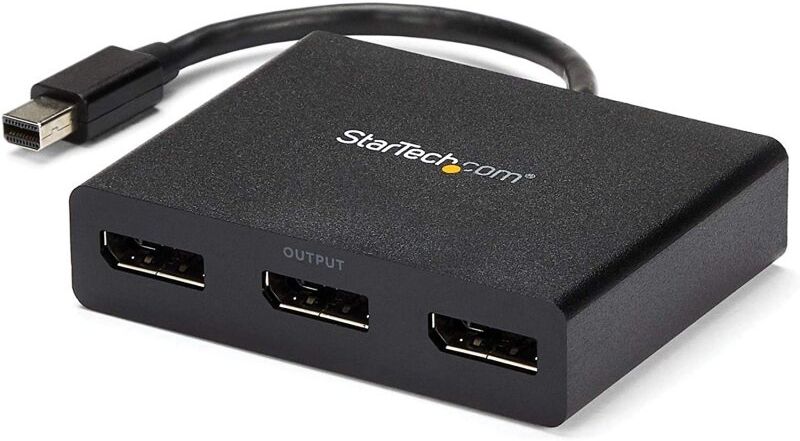 Startech mstmdp123dp adaptador mini displayport a 3x displayport