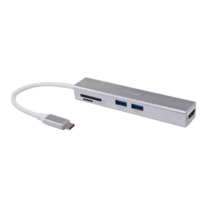 Equip adaptador usb-c multifunções 5 em 1