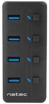 Natec Hub Natec Mantis 2 Usb 3.0 4 Portas Ligadas Deslig