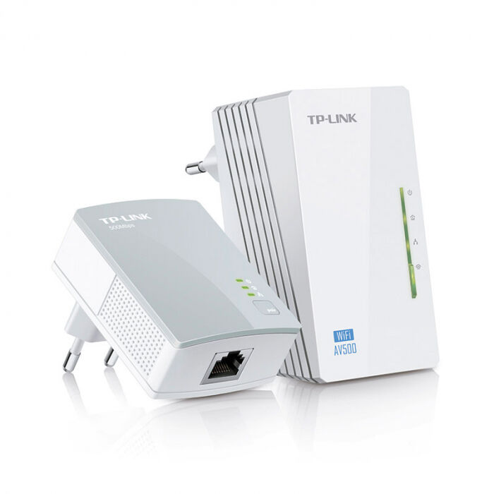 Tp-Link Kit 2 Adap Powerline Tp-Link 500mbps C/Wir N 300m.