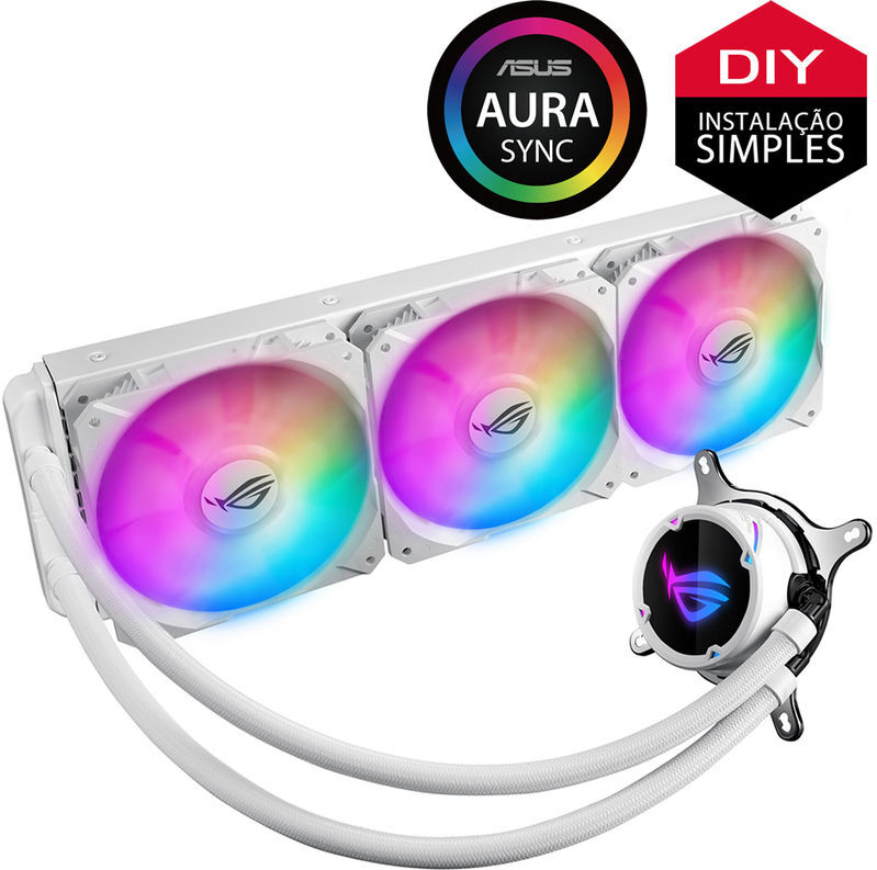 Asus Cooler Rog Strix Lc 360 Rgb White Edition - Asus