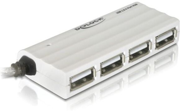 Delock Hub Usb  2.0 4 Portas (branco) - Delock