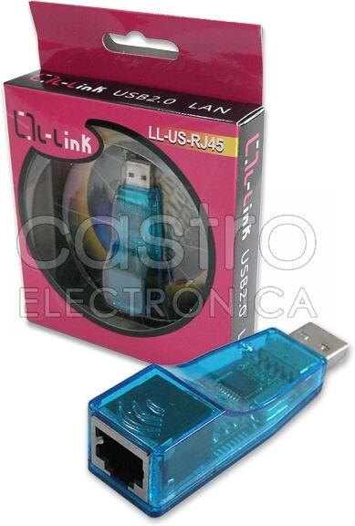 L-link Placa De Rede Externa (rj45) Usb2.0 - L-link