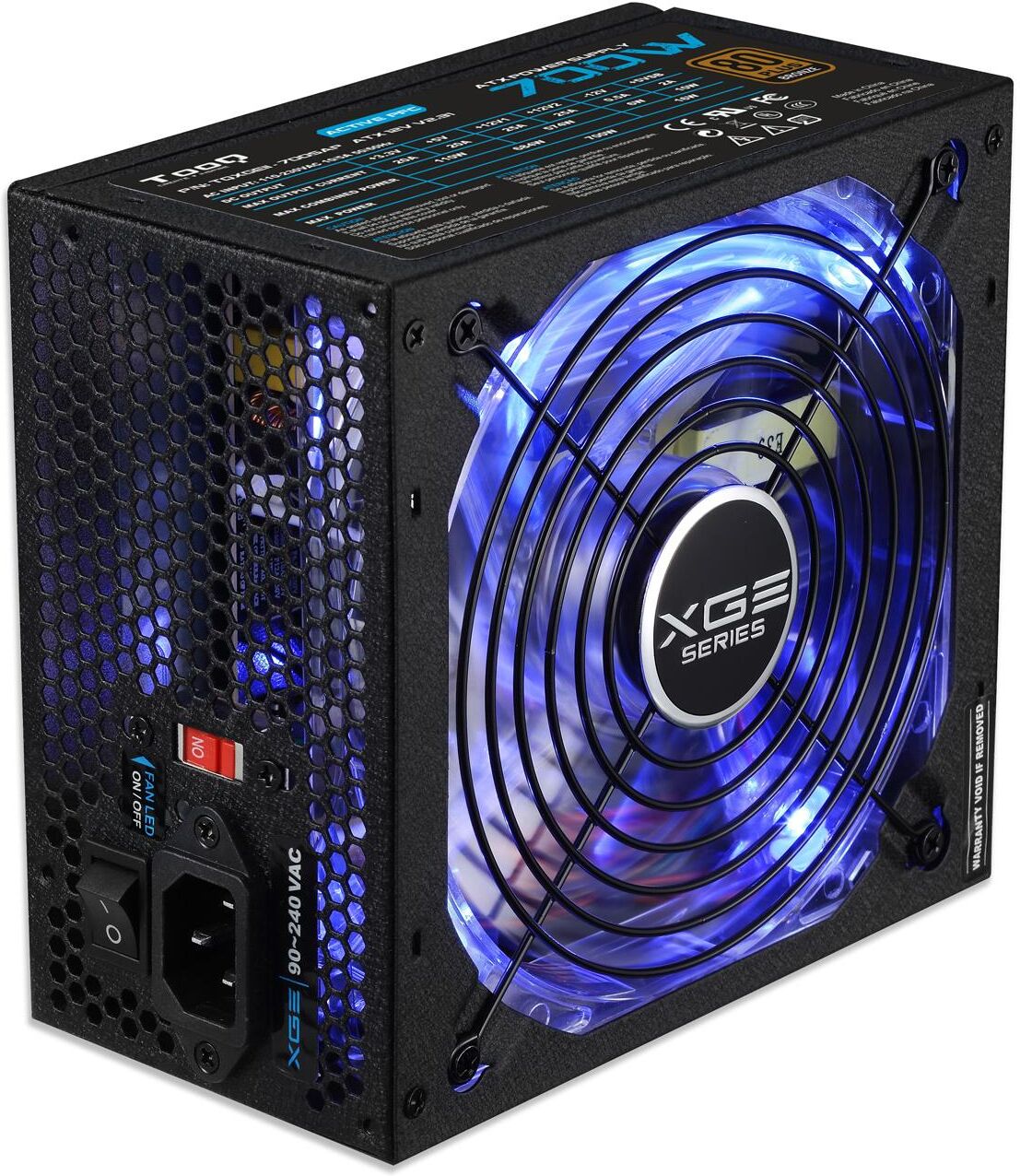 Tooq Fonte De Alimentação 700w Atx 80 Plus Bronze - Tooq