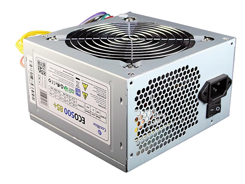 Coolbox Fonte Alim. Oem 300w Atx Coolbox Eco-500 85+ (certif. Ce 85% Efic)