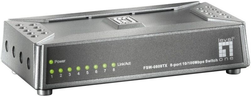 Levelone Switch Level One 8 Port 10/100mbps Desktop - Fsw-0808tx