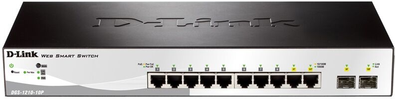 D-link Switch De Rede Gerido 1u L2 Gigabit Ethernet 1000 Mbit/s Preto (8 Portas) - D-link