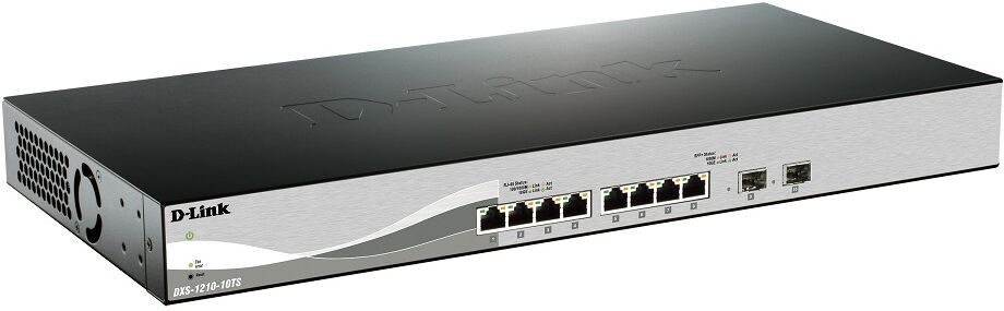 D-link Switch De Rede Gerido 1u L2/l3 10g Ethernet 10000 Mbit/s Preto/prateado (8 Portas) - D-link