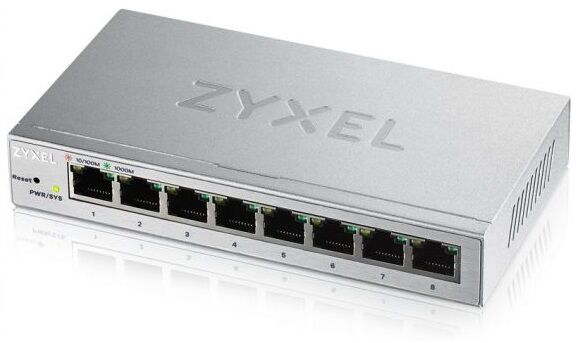 Zyxel Switch Gs1200-8 Gerido 1000 Mbit/s Prateado - Zyxel