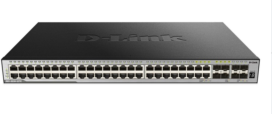 D-link Switch De Rede Gerido 1u L3 Gigabit Ethernet 1000 Mbit/s Preto (44 Portas) - D-link