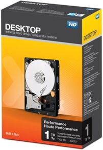 Western Digital Disco HDD Interno WD BLACK PERFORM 1TB 7200 (1 TB - SATA - 7200 RPM)