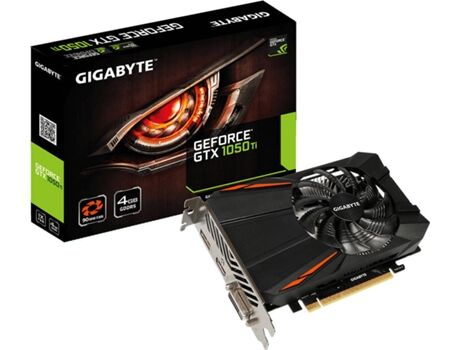 Gigabyte Placa Gráfica GeForce GTX 1050Ti (NVIDIA - 4 GB DDR5)