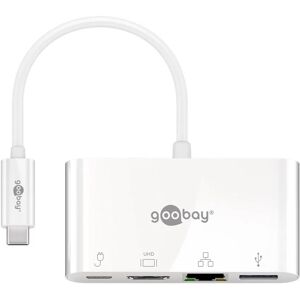 Goobay USB-C Multiport till HDMI/Ethernet/USB-A med USB-C 60 W Power Delivery