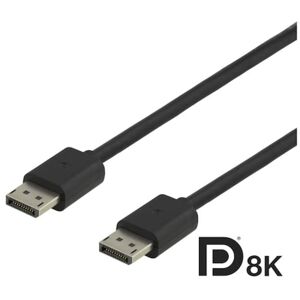 DisplayPort 1.4 kabel 2m svart