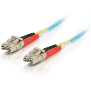 C2G LC-LC 10Gb 50/125 OM3 Duplex Multimode PVC Fiber Optic Cable