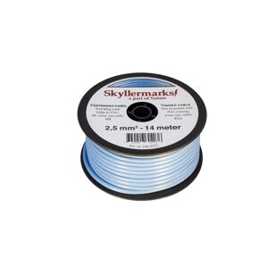 Skyllermarks Förtennad PVC-kabel RK, blå 2,5 mm², 14 m