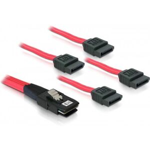 DeLOCK Intern Sas 36pin (Sff8087) - 4 X Sata-Kabel, 1m