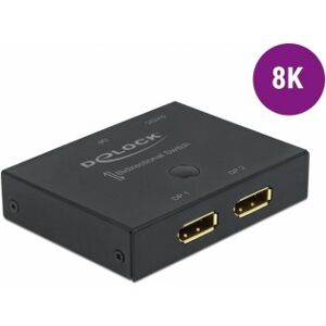 DeLOCK Displayport 2-1 Switch - Tvåvägsomkopplare