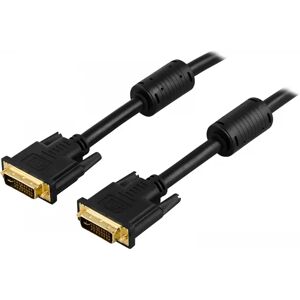 Deltaco Dvi Dual Link, Dvi-I Hane - Hane 2m