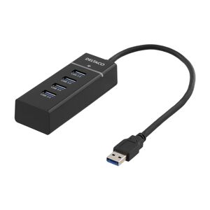 Deltaco Usb-A 3.1 Hub Till 4x Usb-A