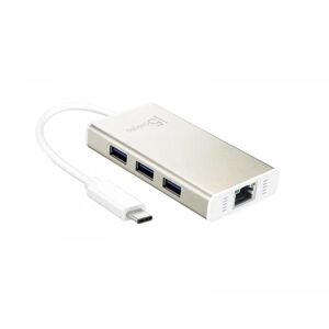 J5create Usb-C Multi-Adapter Gigabit Ethernet, Usb 3.1 Hub