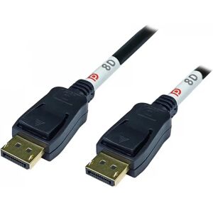 Deltaco 8k 2.1 Displayport Kabel - 0.5 M