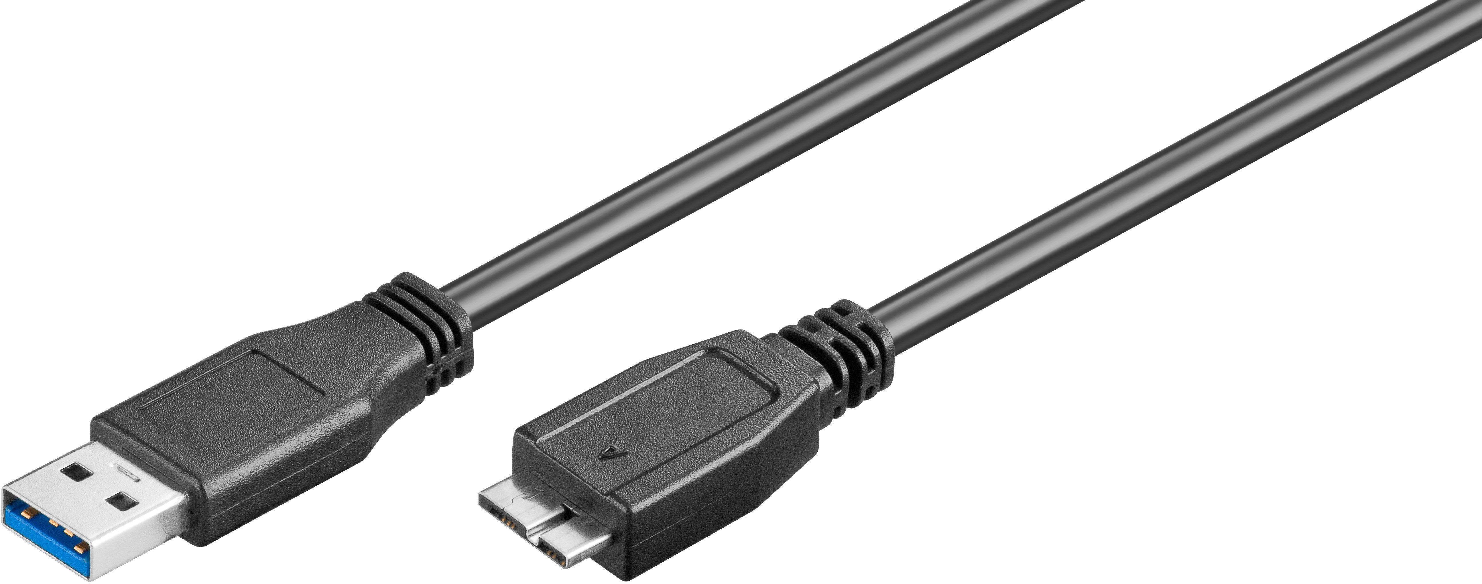 Goobay USB 3.0 kabel Typ A - Typ B micro 0,5m