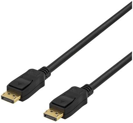 Deltaco DisplayPort-kabel DP 1.2, 4K UHD (3 meter)