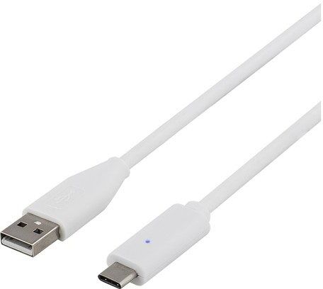 Deltaco USB-C till USB-kabel 0.25 meter