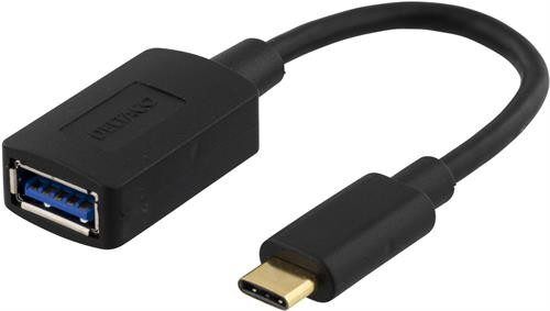 Deltaco USB-C till USB-adapter