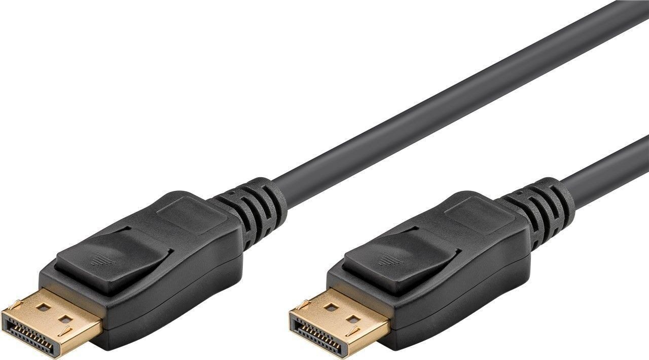 Goobay DisplayPort-kabel DP 1.4 8K-stöd (1 meter)