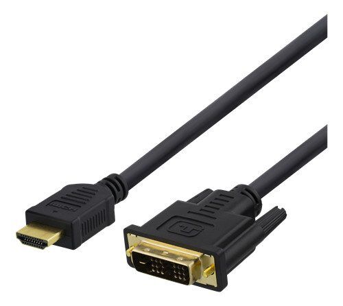 Deltaco HDMI till DVI-kabel 1m