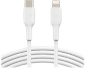 BOOST CHARGE Lightning to USB-C Cable, 1M, White