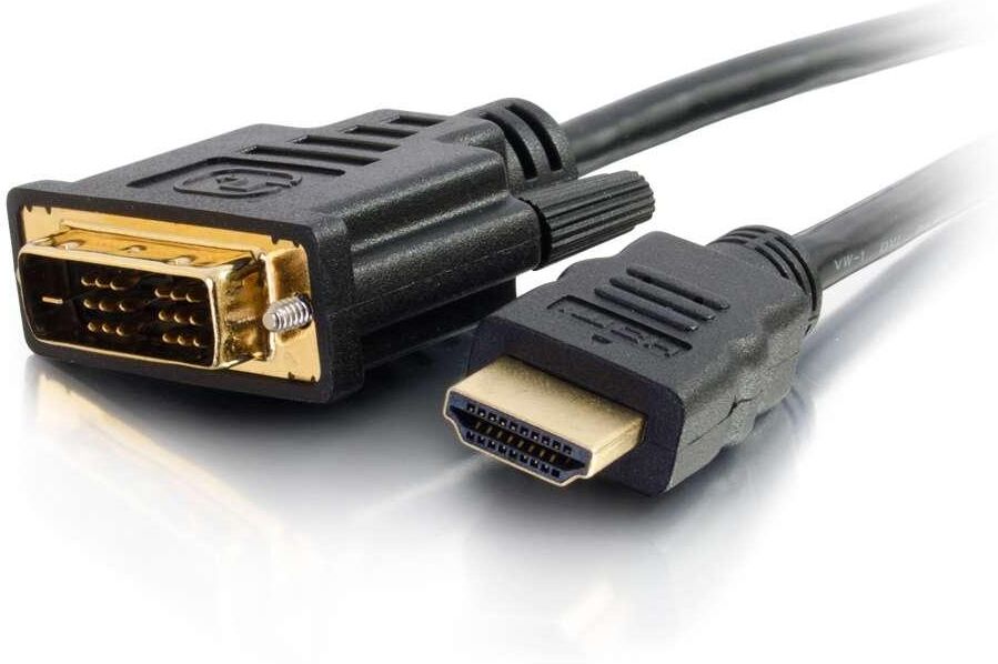 C2G 1m HDMI to DVI Adapter Cable - DVI-D Digital Video Cable