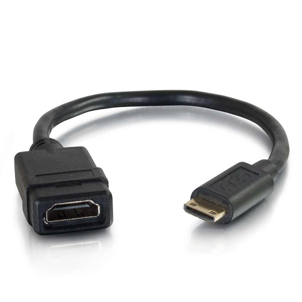 C2G HDMI Mini to HDMI Adapter Converter Dongle - HDMI-adapter