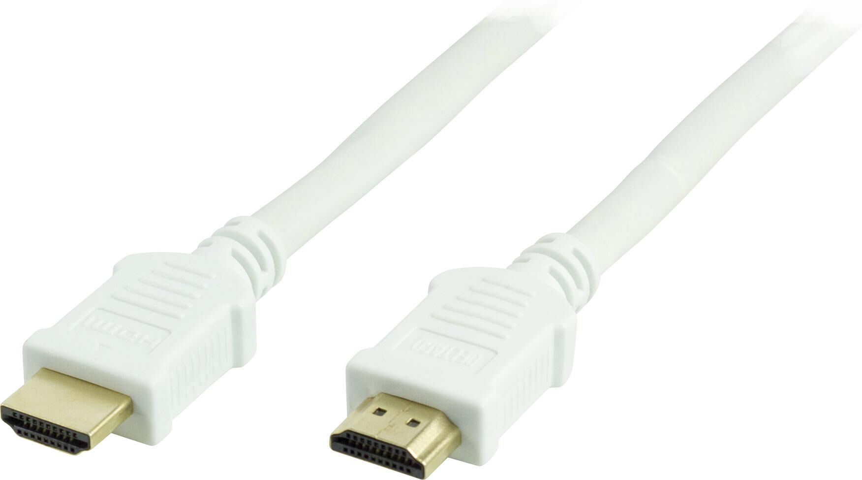 Deltaco HDMI-kabel +Ethernet, ha-ha 1m