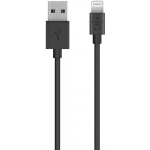 Refurbished: Belkin Mixit Charge & Sync Lightning to USB Cable 1.2m - Pristine - Black