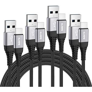 Bobeite USB C Cable Fast Charge [4pack,1M+2M+2M+3M], USB Type C Charger Cable Charging L