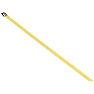 DeLOCK Stainless Steel Cable Ties L 300 x W 7.9 mm Yellow Pack of 10