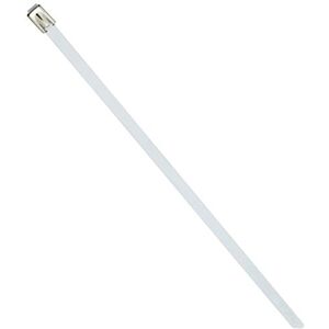 DeLOCK Stainless Steel Cable Ties L 200 x W 4.6 mm White Pack of 10