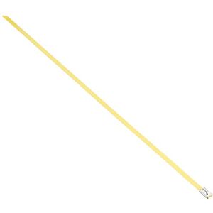 DeLOCK Stainless Steel Cable Ties L 300 x W 4.6 mm Yellow Pack of 10