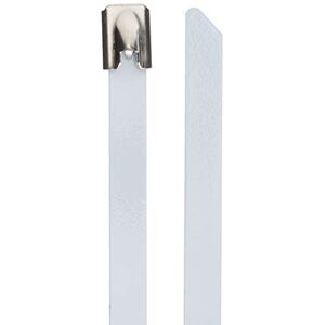 DeLOCK Stainless Steel Cable Ties L 200 x W 7.9 mm White Pack of 10