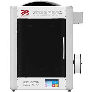 XYZprinting Da Vinci Super White 3D Printer - USB 2.0 Cable, WiFi 802.11 b/g/n, USB Stick - 5 inch Touch Screen LCD