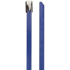 DeLOCK Stainless Steel Cable Ties L 200 x W 4.6 mm Blue Pack of 10