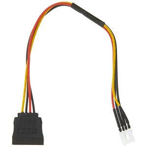 DeLOCK Cable Power SATA 15 Pin Male to Floppy 4 83877 Cable Power SATA 15 Pin Male to Floppy 4,Black/red/yellow, 24cm