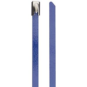 DeLOCK Stainless Steel Cable Ties L 300 x W 4.6 mm Blue Pack of 10