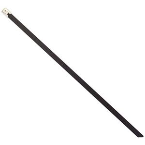 DeLOCK Stainless Steel Cable Ties L 300 x W 7.9 mm Black Pack of 10