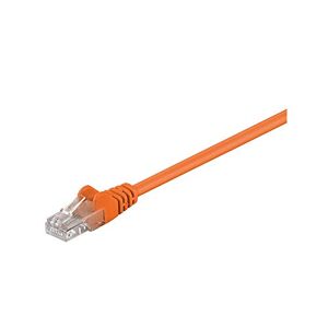 Goobay 95245 CAT 5e Patch Cable, U/UTP, Orange, 7.5 m Length