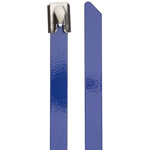 DeLOCK Stainless Steel Cable Ties L 200 x W 7.9 mm Blue Pack of 10